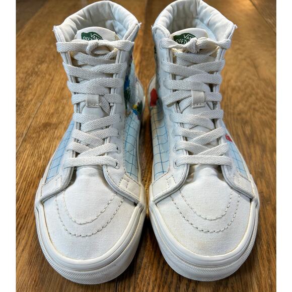 VANS Sk8-Hi SAVE OUR PLANET Continents Youth Sz 4.5 Women’s Sz 6 Hi-Top Sneakers - Picture 4 of 9